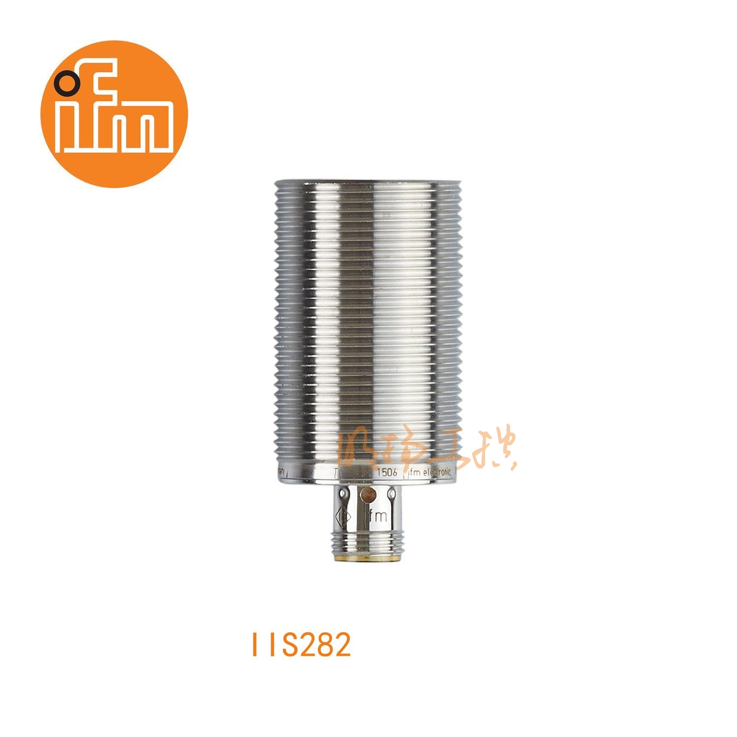 IFM易福门接近开关IIS282；尺寸：M30 x 1.5 / L = 60 mm；感应距离：15 mm 齐平安装；输出功能：常开;输出:DC PNP；接口：M12 接插件；所有金属的感应距离恒定 ；