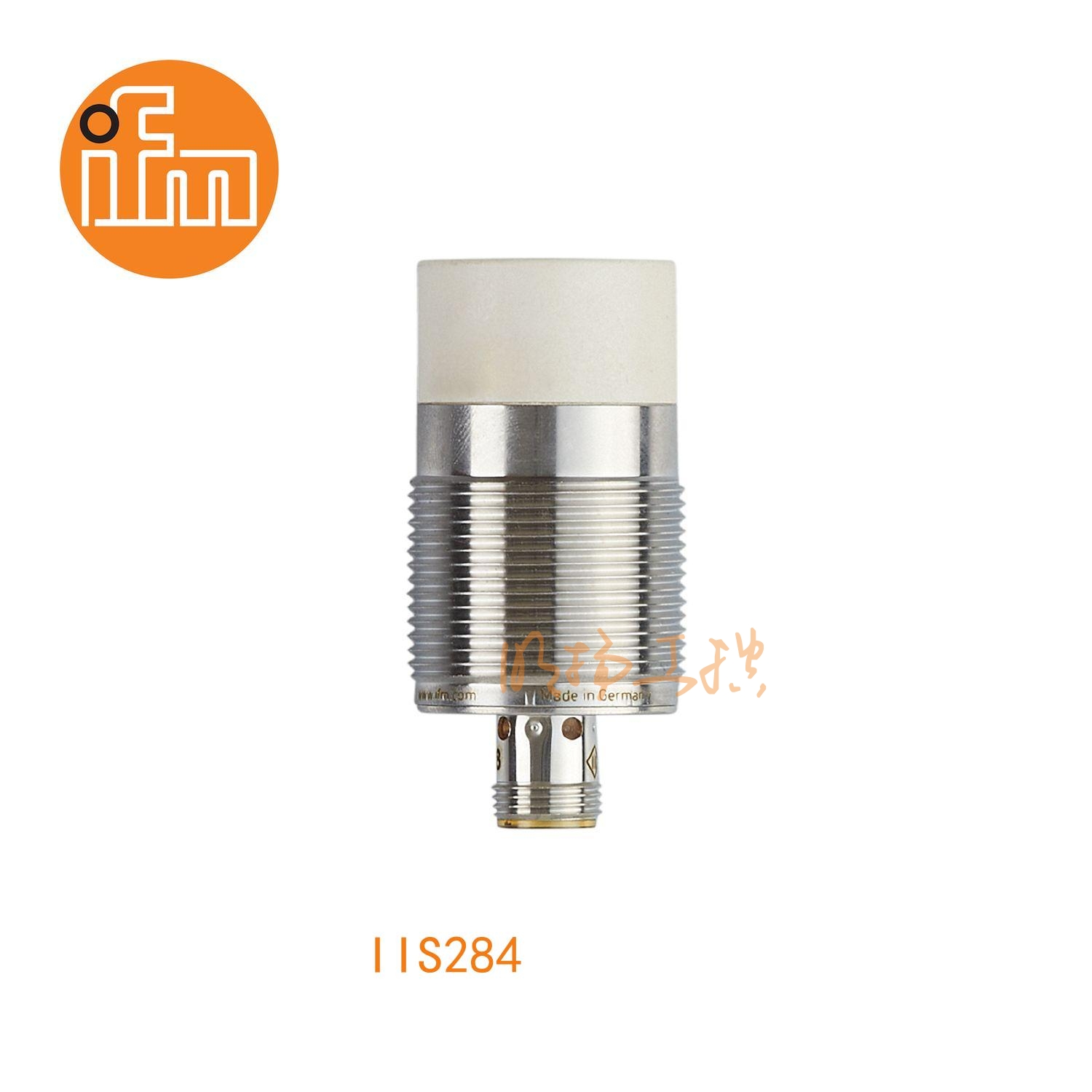 IFM易福门接近开关IIS284；尺寸：M30 x 1.5 / L = 60 mm；感应距离：30 mm 非齐平安装；输出功能：常开;输出:DC PNP；接口：M12 接插件；所有金属的感应距离恒定 ；