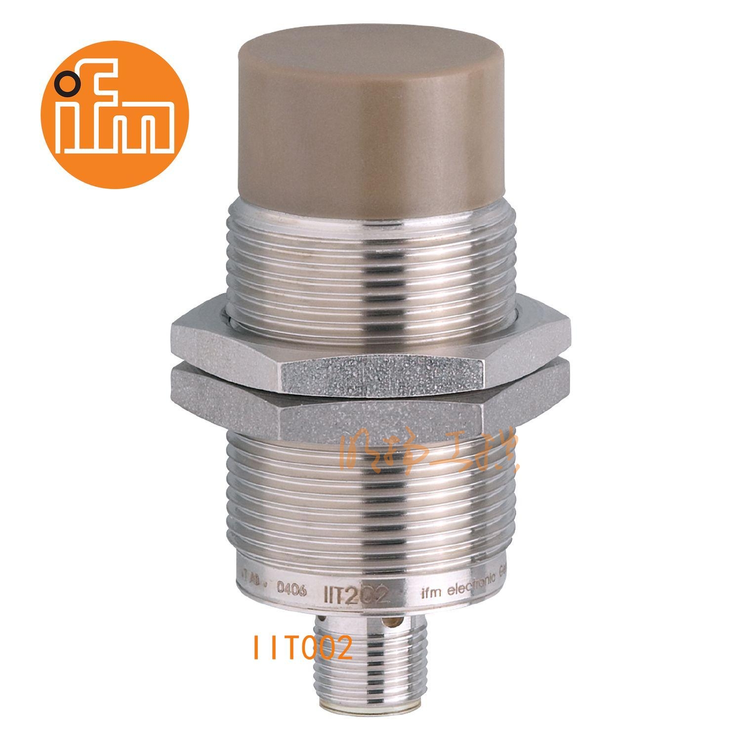 IFM易福门接近开关IIT002；感应距离：22 mm 非齐平安装；开关频率：25 Hz AC / 100 Hz DC；输出功能：常开；输出：AC/DC；尺寸：M30 x 1.5 / L = 70 mm;长检测范围的接近开关 ；