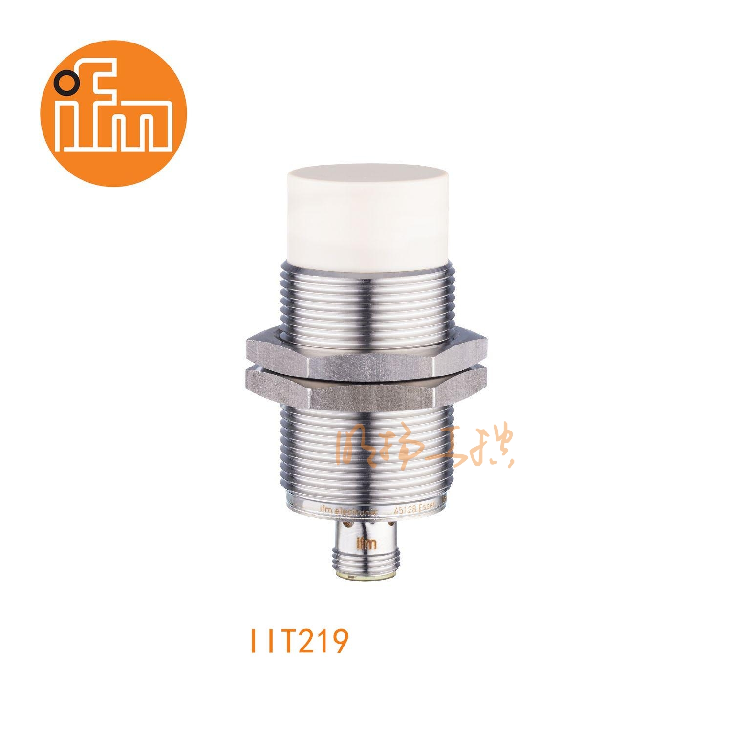 IFM易福门接近开关IIT219；感应距离：22 mm 非齐平安装；开关频率：100 Hz；输出功能：常闭；输出：DC PNP；尺寸：M30 x 1.5 / L = 70 mm；卫生区域 ；