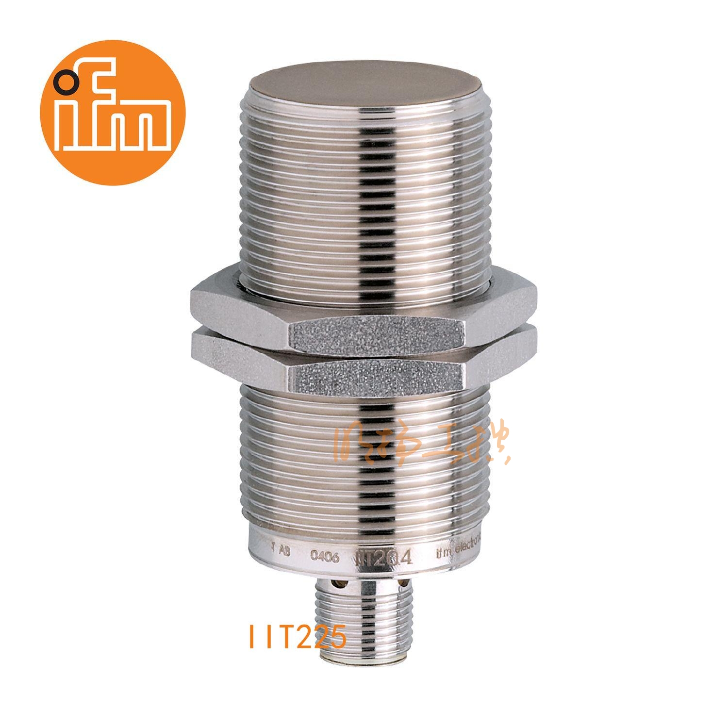 IFM易福门接近开关IIT225；感应距离：10 mm 齐平安装；开关频率：100 Hz；输出功能：常开；输出：DC PNP/NPN；尺寸：M30 x 1.5 / L = 70 mm；卫生区域 ；
