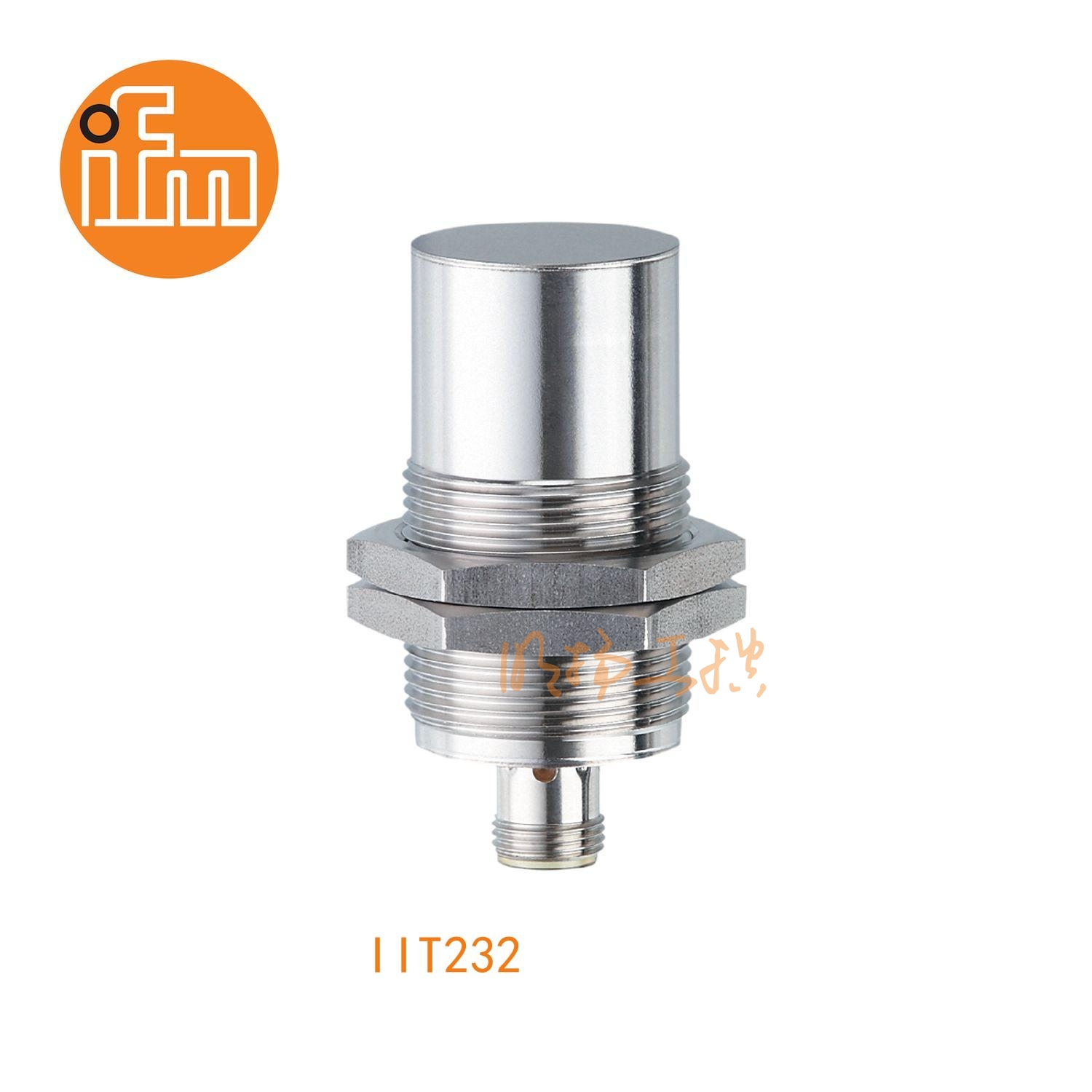 IFM易福门接近开关IIT232；感应距离：25 mm 非齐平安装；开关频率：100 Hz；输出功能：常开；输出：DC NPN；尺寸：M30 x 1.5 / L = 65 mm ；全金属 ；