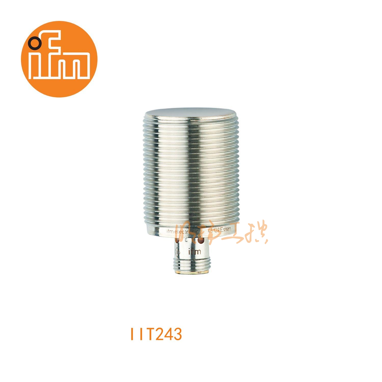 IFM易福门接近开关IIT243；感应距离：15 mm 齐平安装；开关频率：50 Hz；输出功能：常开；输出：DC PNP；尺寸：M30 x 1.5 / L = 50 mm ；全金属 ；