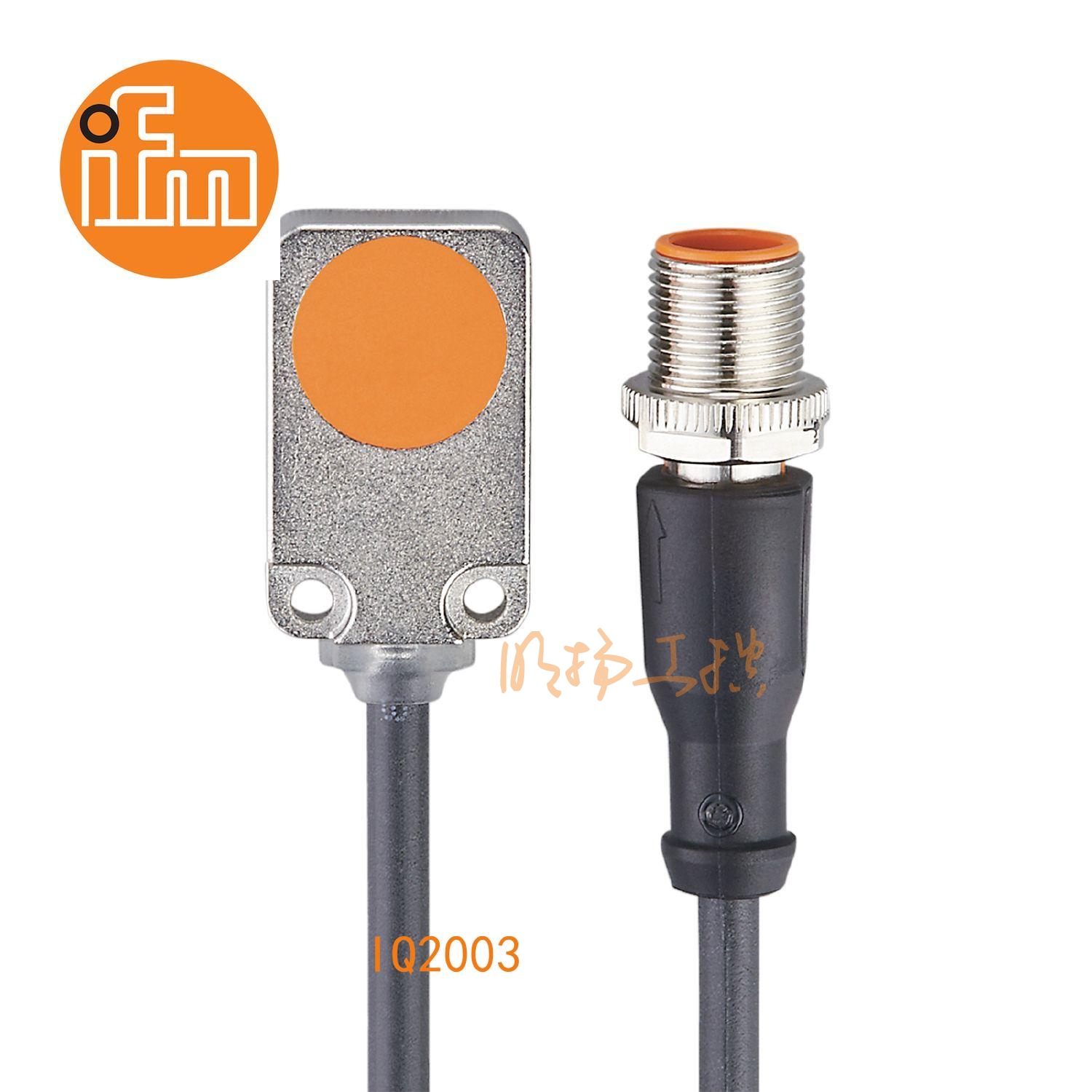 IFM易福门接近开关IQ2003；感应距离：8 mm 齐平安装；开关频率：400 Hz；输出功能：常闭；输出：DC PNP；尺寸：20 x 8 x 32 mm;长检测范围的接近开关 ；