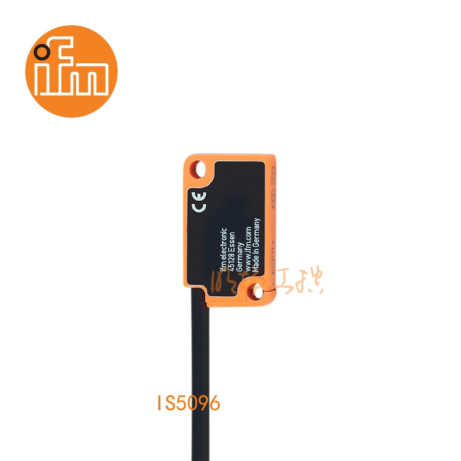 IFM易福门接近开关IS5096；感应距离：2 mm 齐平安装；开关频率：800 Hz；输出功能：常开；输出：DC PNP；尺寸：28 x 10 x 16 mm;长检测范围的接近开关 ；