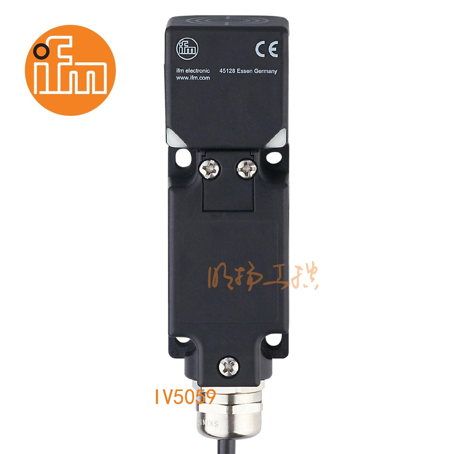 IFM易福门接近开关IV5059；感应距离：20 mm 齐平安装；开关频率：300 Hz；输出功能：NC+NO；输出：DC PNP；尺寸：40 x 40 x 118 mm;长检测范围的接近开关 ；