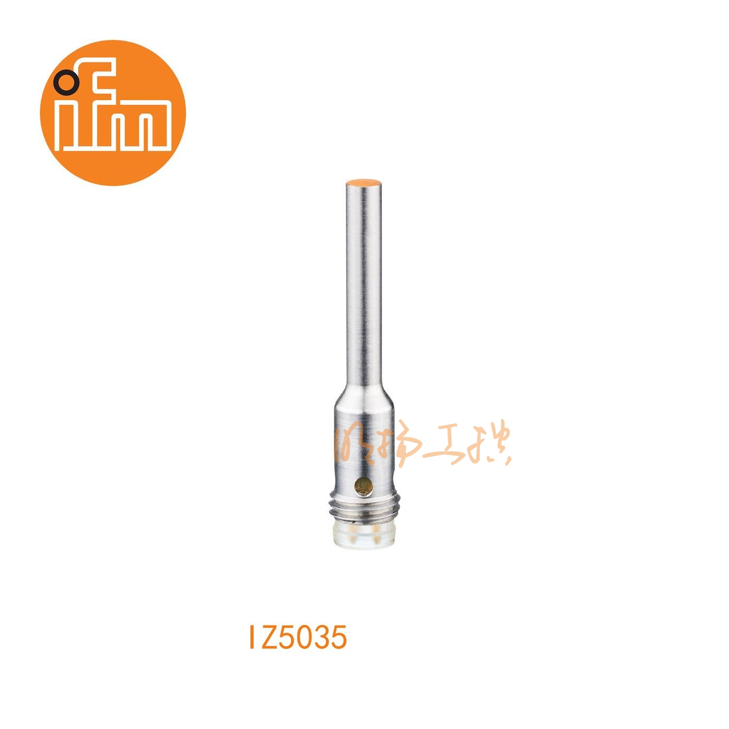 IFM易福门接近开关IZ5035；感应距离：0.8 mm 齐平安装；开关频率：2000 Hz；输出功能：常开；输出：DC PNP；尺寸：Ø 4 / L = 45 mm;长检测范围的接近开关 ；