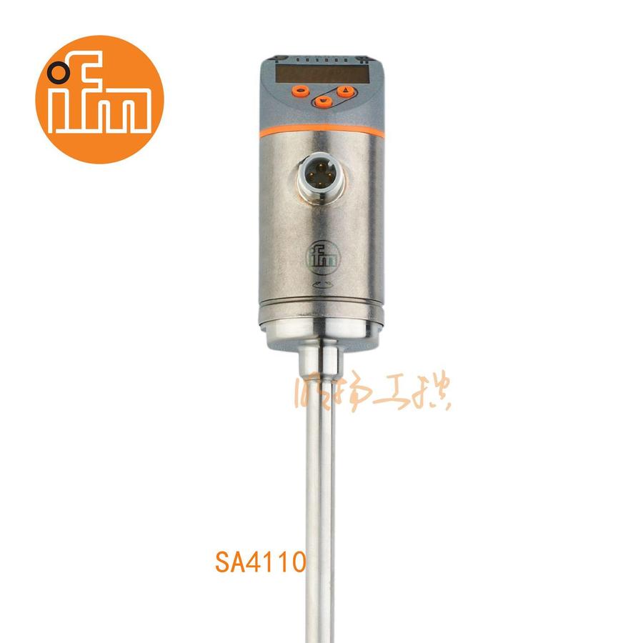 易福门流量传感器 SA4110；50 bar； PNP/NPN；夹子适配器 Ø 8 mm；输出功能：常开/常闭; (可设定参数); 模拟