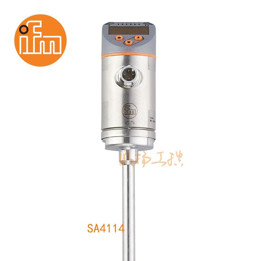 易福门流量传感器 SA4114；50 bar；不锈钢(1.4404 / 316L)；夹子适配器 Ø 8 mm；输出功能：模拟
