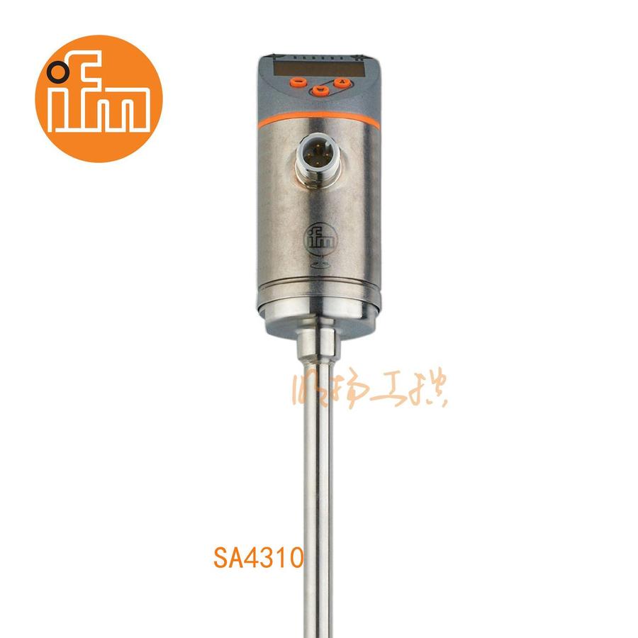 易福门流量传感器 SA4310；50 bar； PNP/NPN；夹子适配器 Ø 8 mm；输出功能：常开/常闭; (可设定参数); 模拟