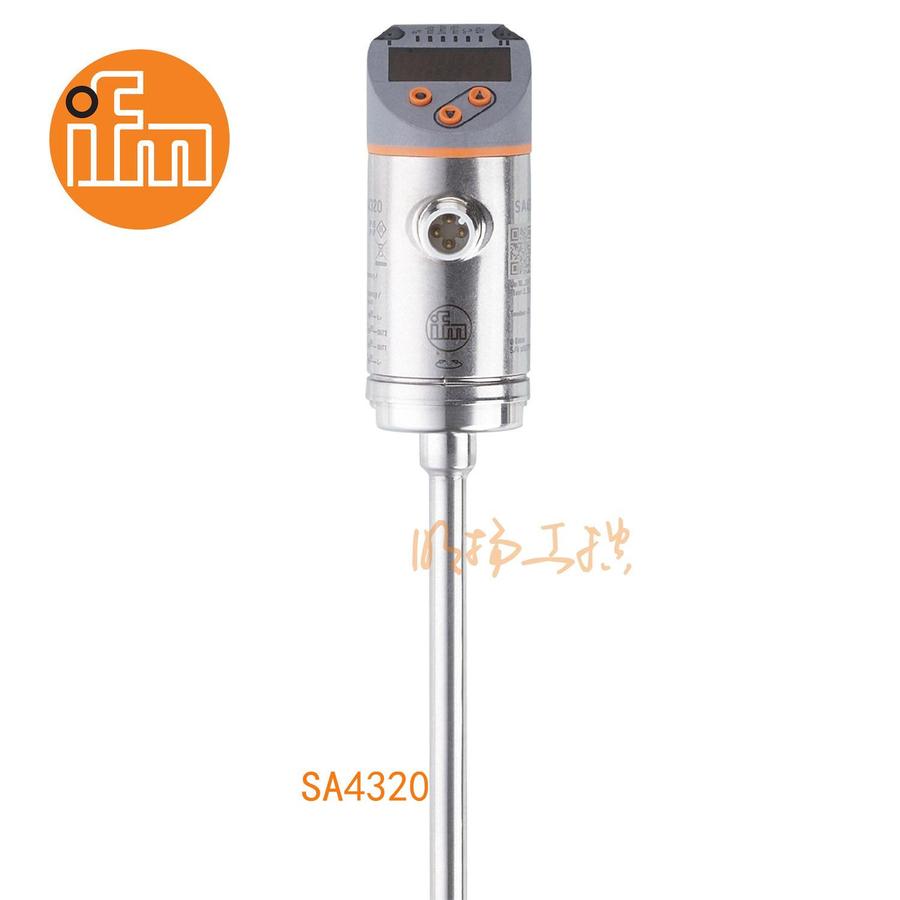 易福门流量传感器 SA4320；50 bar； PNP/NPN；夹子适配器 Ø 8 mm；输出功能：常开/常闭; (可设定参数); 模拟