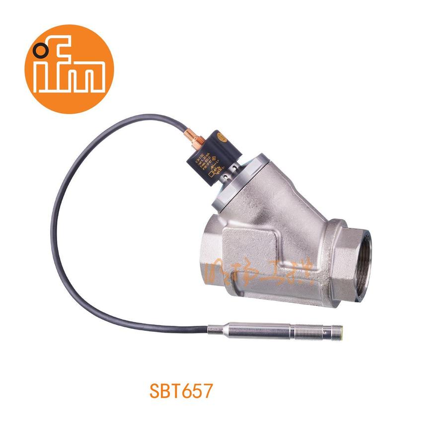 易福门流量传感器 SBT657；25 bar；磁铁: 金属合金 镀镍的; 两组分粘合剂；Rp 1 1/2 内螺纹；输出功能：模拟