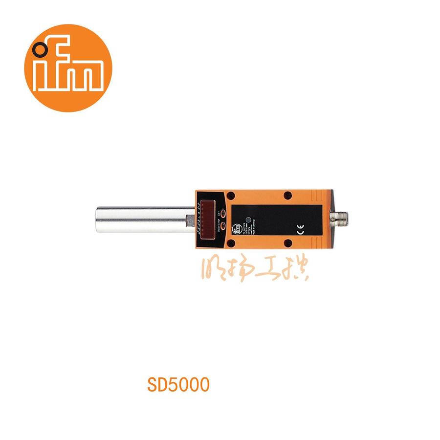 易福门流量传感器 SD5000；16 bar； PNP；G 1/4 内螺纹 DN8；常开/常闭; (可设定参数); 模拟