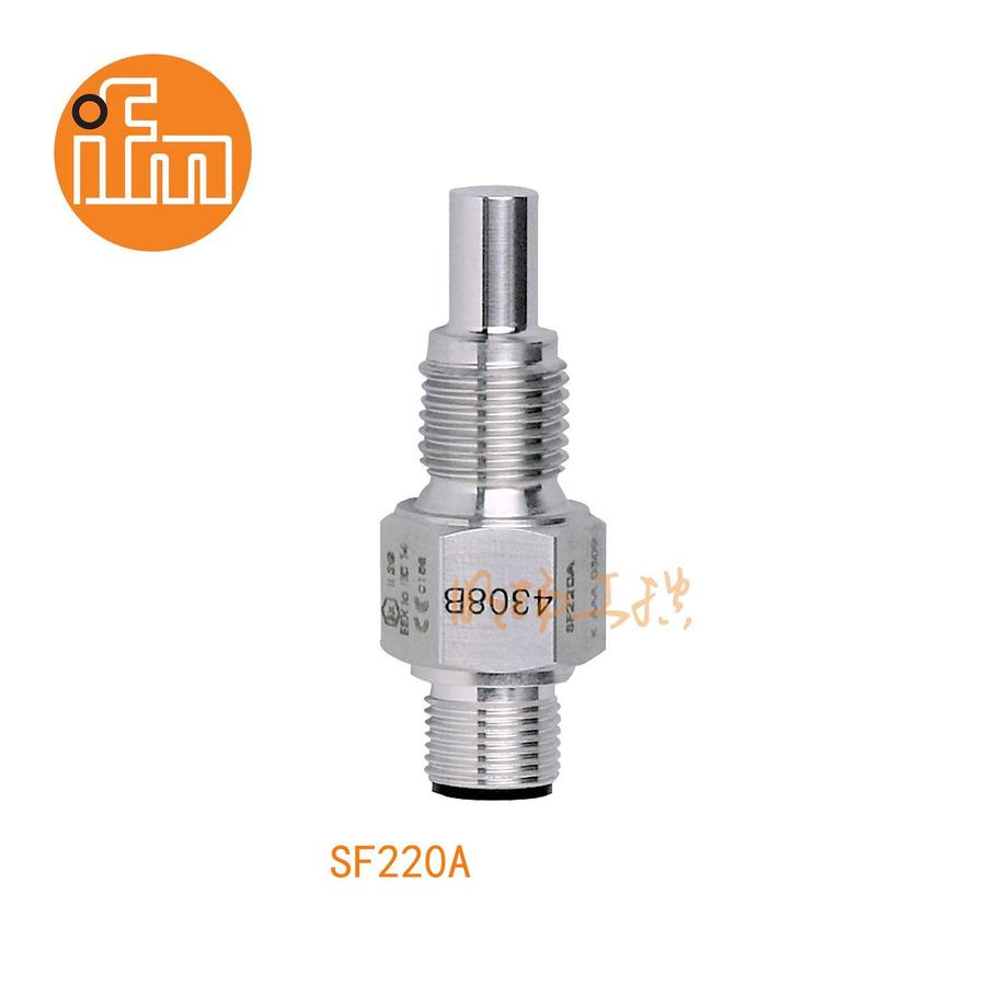 易福门流量传感器 SF220A；30 bar；不锈钢(1.4404 / 316L)；G 1/4 外螺纹