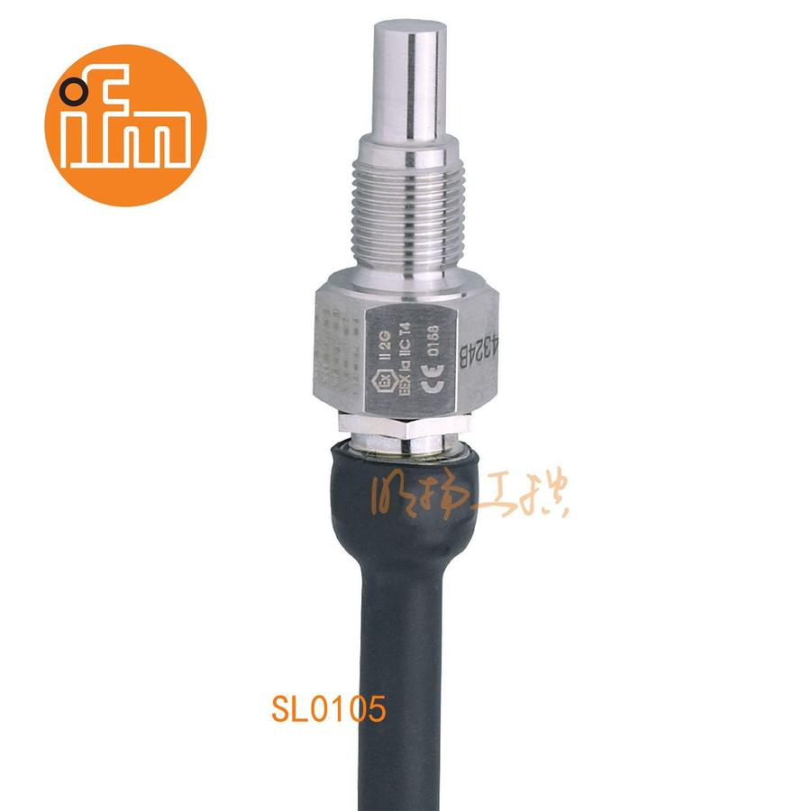 易福门流量传感器 SL0105；1 bar；PBT; 钛；夹子适配器 Ø 23 mm