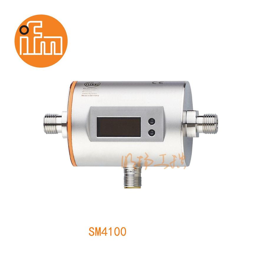易福门流量传感器 SM4100；10 bar； PNP/NPN；G 1/4 外螺纹 DN6；输出功能：常开/常闭; (可设定参数); 模拟