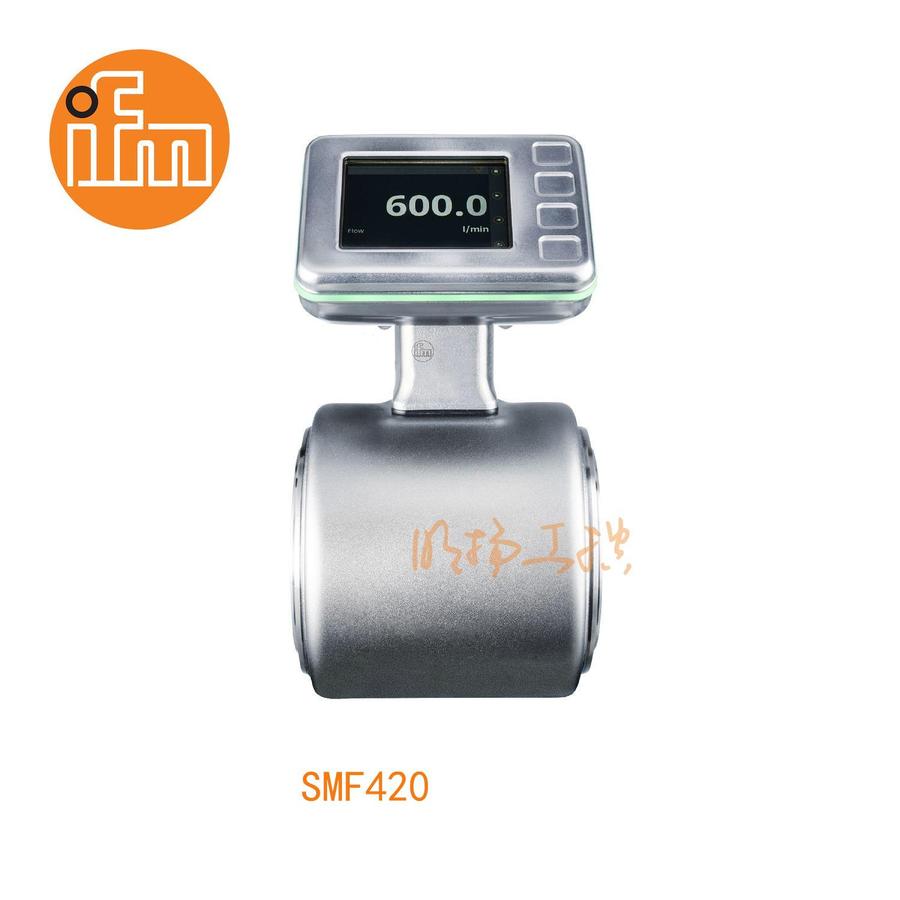 易福门流量传感器 SMF420；25 bar；管道内衬: PFA; 电极:  PNP/NPN；ifm特定的设备法兰