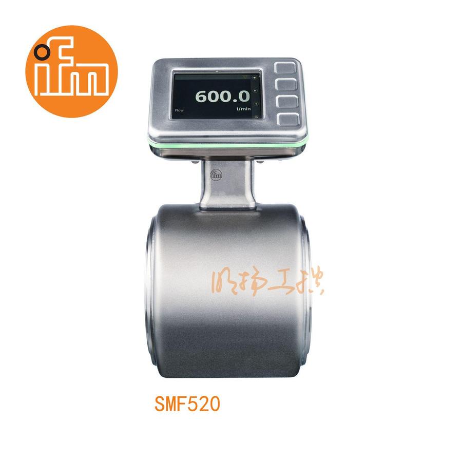 易福门流量传感器 SMF520；25 bar；管道内衬: PFA; 电极:  PNP/NPN；ifm特定的设备法兰