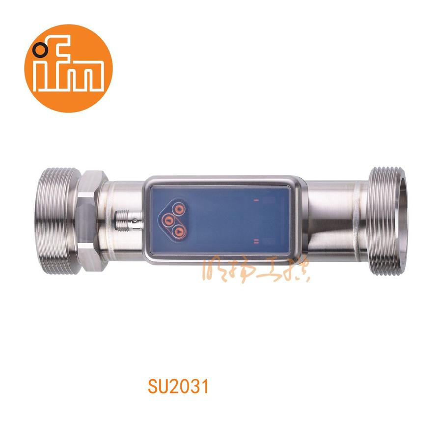 易福门流量传感器 SU2031；100 bar；管道内衬:  PNP/NPN；G 2 外螺纹 DN50；输出功能：常开/常闭; (可设定参数); 模拟
