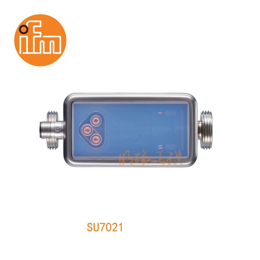 易福门流量传感器 SU7021；100 bar；管道内衬:  PNP/NPN；G 3/4 外螺纹 DN20；输出功能：常开/常闭; (可设定参数); 模拟