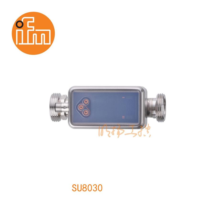 易福门流量传感器 SU8030；100 bar；管道内衬:  PNP/NPN；G 1 外螺纹 DN25；输出功能：常开/常闭; (可设定参数); 模拟