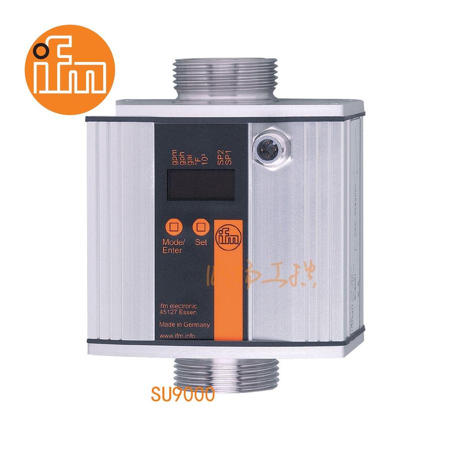 易福门流量传感器 SU9000；16 bar； PNP/NPN；G 1 1/4 外螺纹；输出功能：常开/常闭; (可设定参数); 模拟
