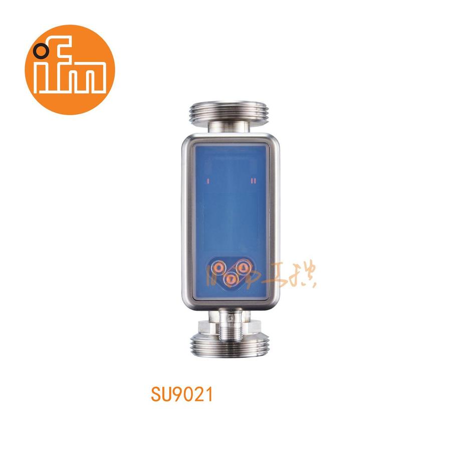 易福门流量传感器 SU9021；100 bar；管道内衬:  PNP/NPN；G 1 1/4 外螺纹 DN32；输出功能：常开/常闭; (可设定参数); 模拟