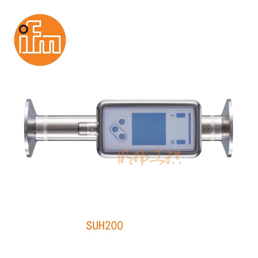 易福门流量传感器 SUH200；16 bar；管道内衬: 不锈钢(1.4404 / 316L)；PNP/NPN；Clamp 1