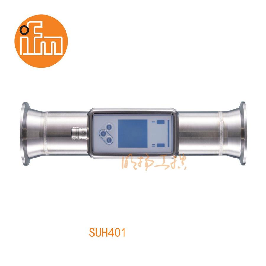 易福门流量传感器 SUH401；16 bar；管道内衬: 不锈钢(1.4404 / 316L)；PNP/NPN；Clamp 2