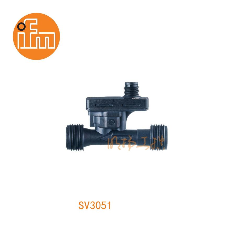 易福门流量传感器 SV3051；16 bar；传感器: PPSU; 管道内衬: PPS 40% 玻璃纤维; 密封圈: FKM；G 1/2 外螺纹 DN6；输出功能：模拟