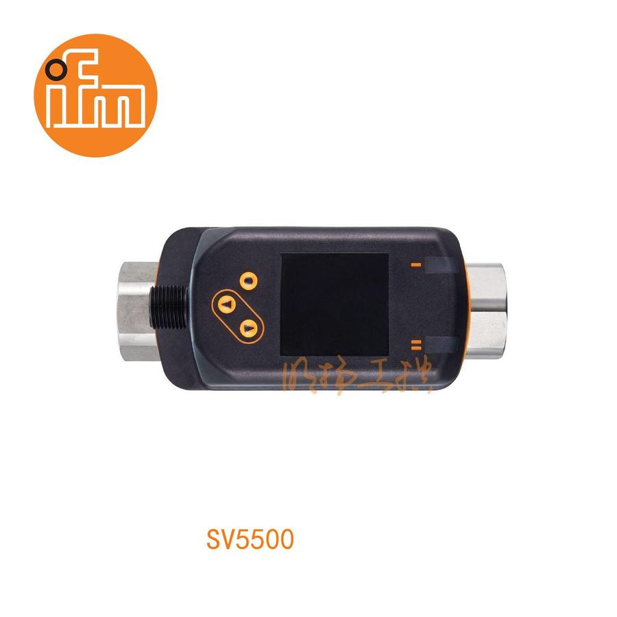 易福门流量传感器 SV5500；12 bar； PNP/NPN；Rc 1/2 内螺纹 DN10；输出功能：常开/常闭; (可设定参数)