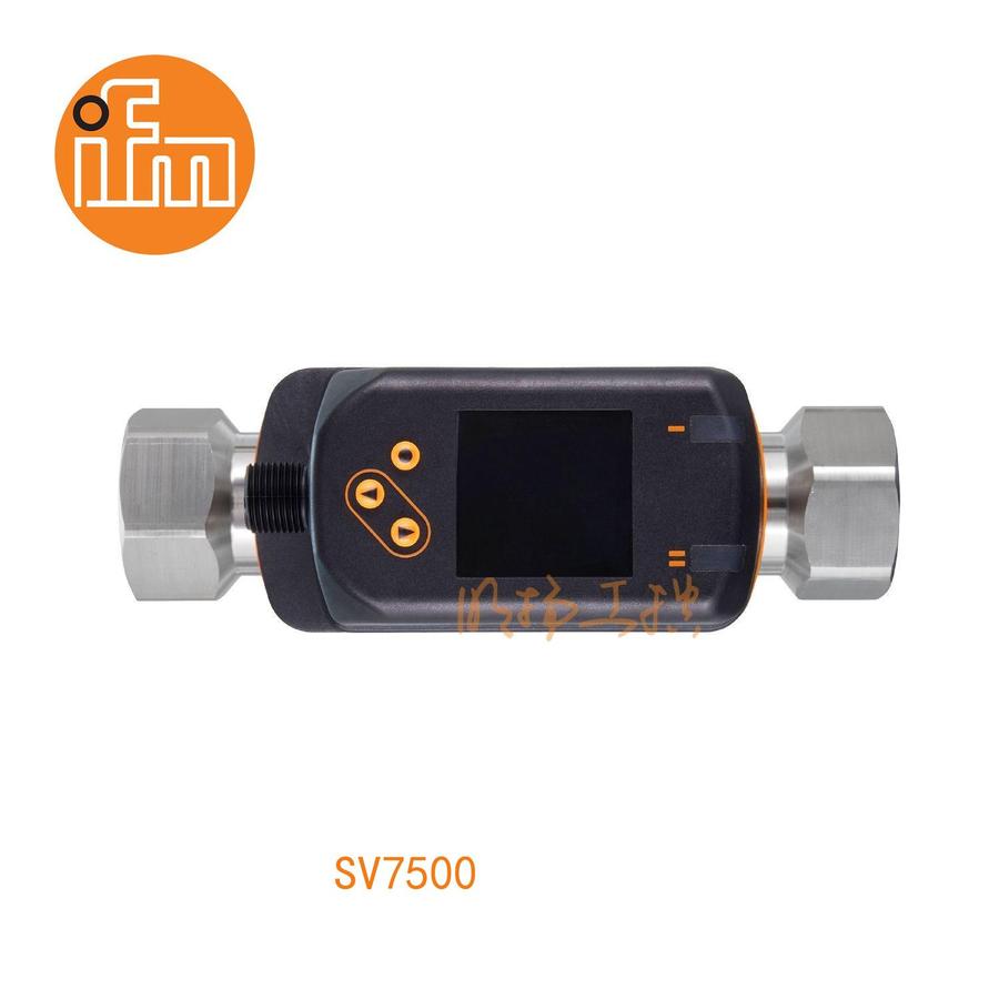 易福门流量传感器 SV7500；12 bar； PNP/NPN；Rc 3/4 内螺纹 DN20；输出功能：常开/常闭; (可设定参数)