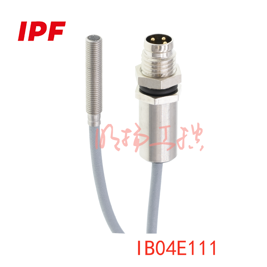 IPF IB04E111 感应式传感器 M4x0.5嵌入式 1mm检测