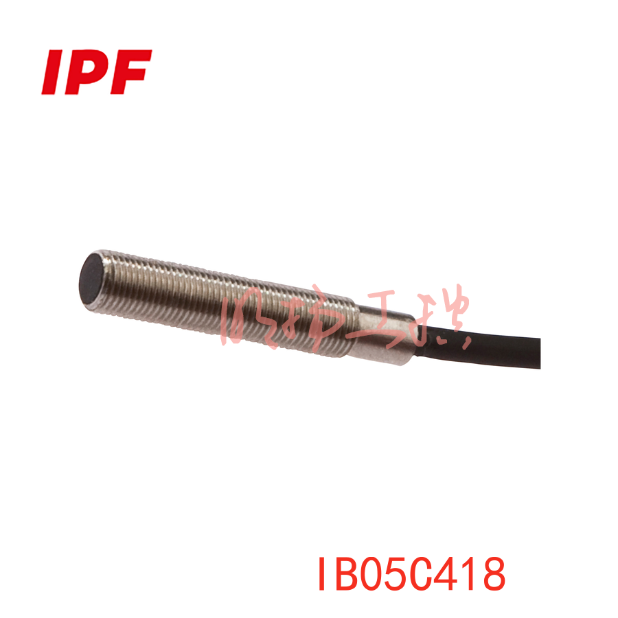 IPF IB05C418 感应式传感器 M5x0.5嵌入式 0.8mm检测