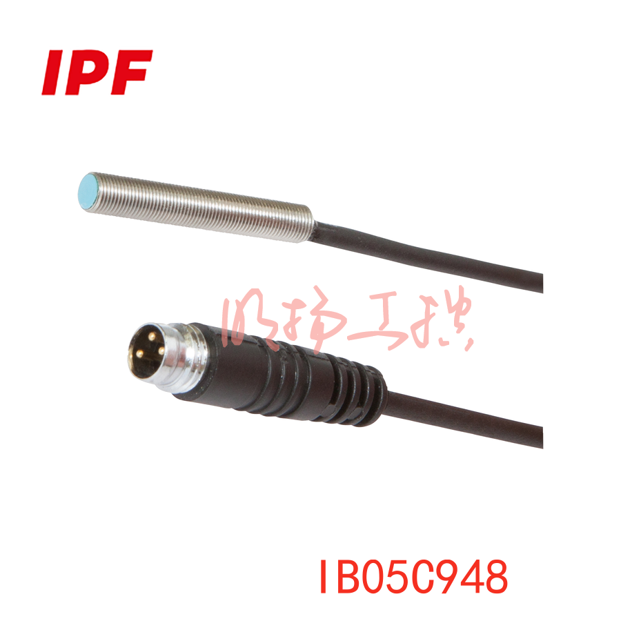 IPF IB05C948 感应式传感器 M5x0.5嵌入式 0.8mm检测