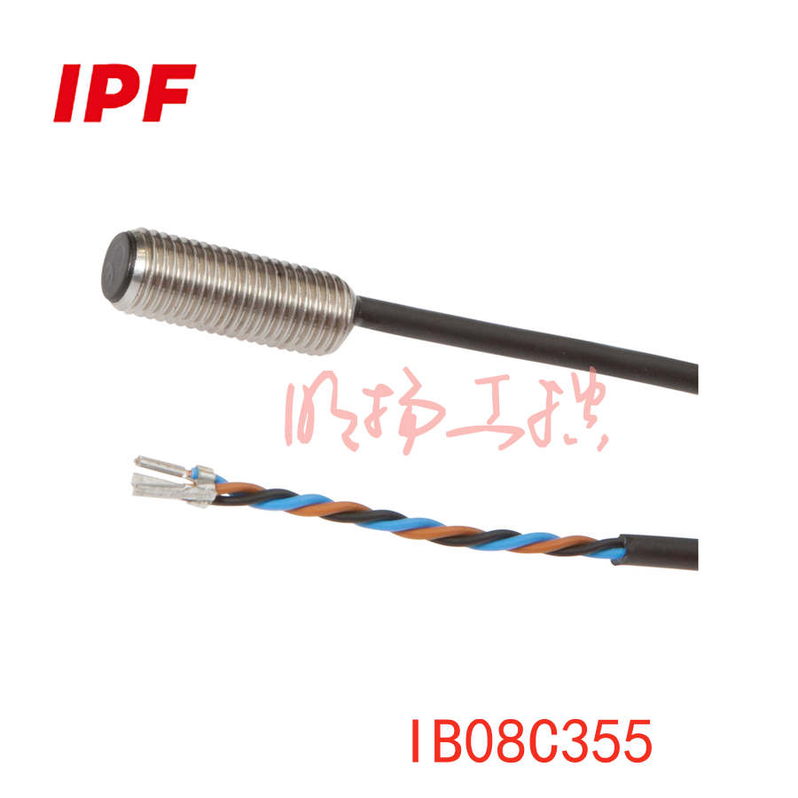IPF IB08C355 感应式传感器 M8x1嵌入式 2mm检测