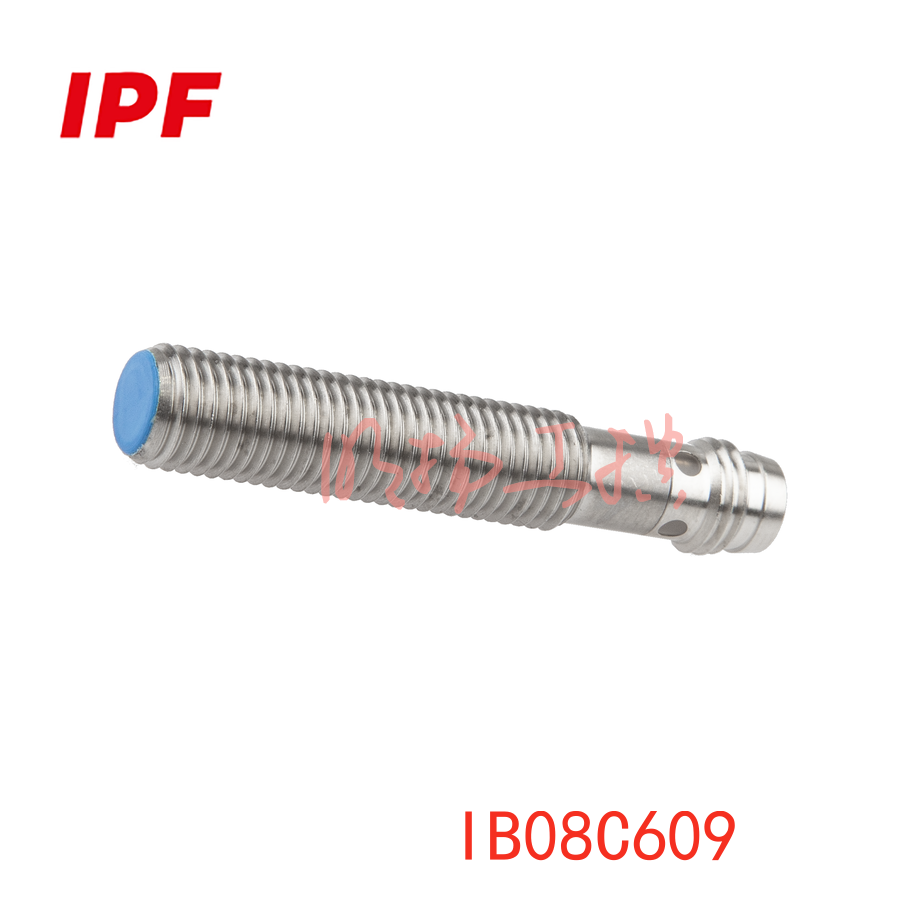 IPF IB08C609 感应式传感器 M8x1准齐平 3mm检测