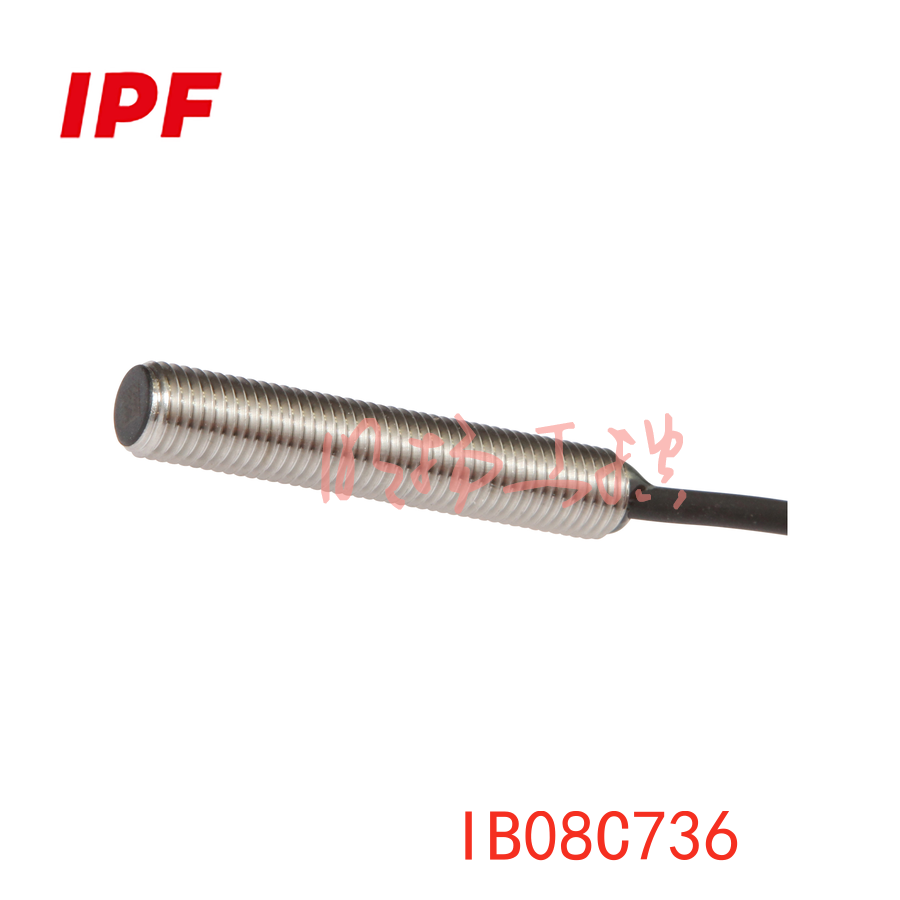 IPF IB08C736 感应式传感器 M8x1准齐平 3mm检测