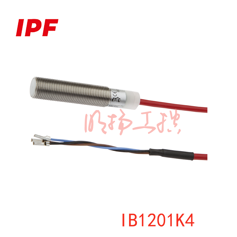 IPF IB1201K4感应式传感器 | M12齐平 | FEP线20m