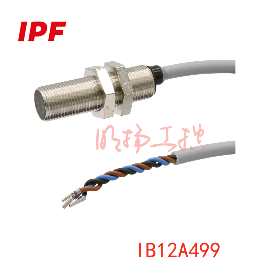 IPF IB12A499感应式传感器 | M12嵌入式 | PVC线5m