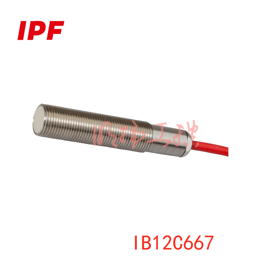 IPF IB12C667感应式传感器 | M12嵌入式 | FEP线2m V4A