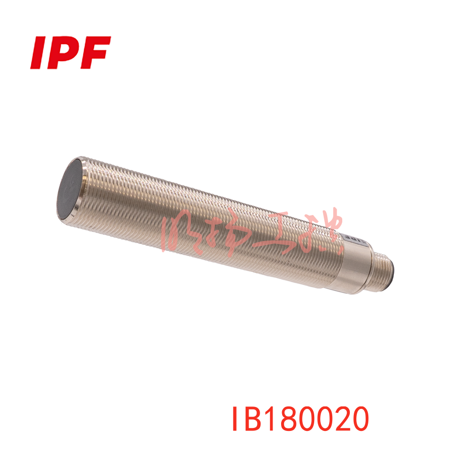 IPF IB180020 感应式传感器 M18x1齐平 1-4mm检测 18-30V DC模拟输出