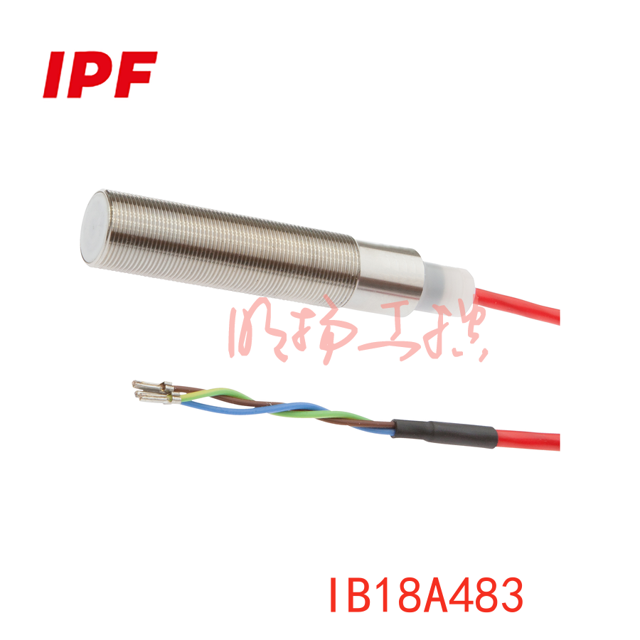 IPF IB18A483感应式传感器 | M18齐平 | 两线制FEP