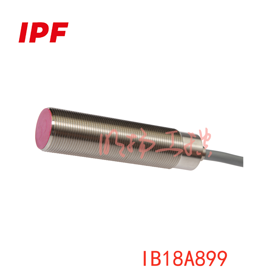 IPF IB18A899感应式传感器 | M18嵌入式 | 硅胶线20m