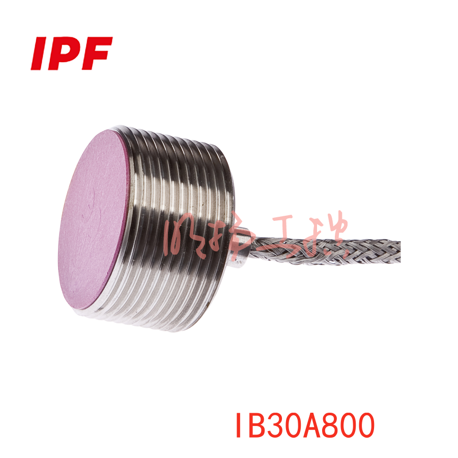 IPF IB30A800感应式传感器 | M30x1.5嵌入式 | 检测8mm PNP NO IP50