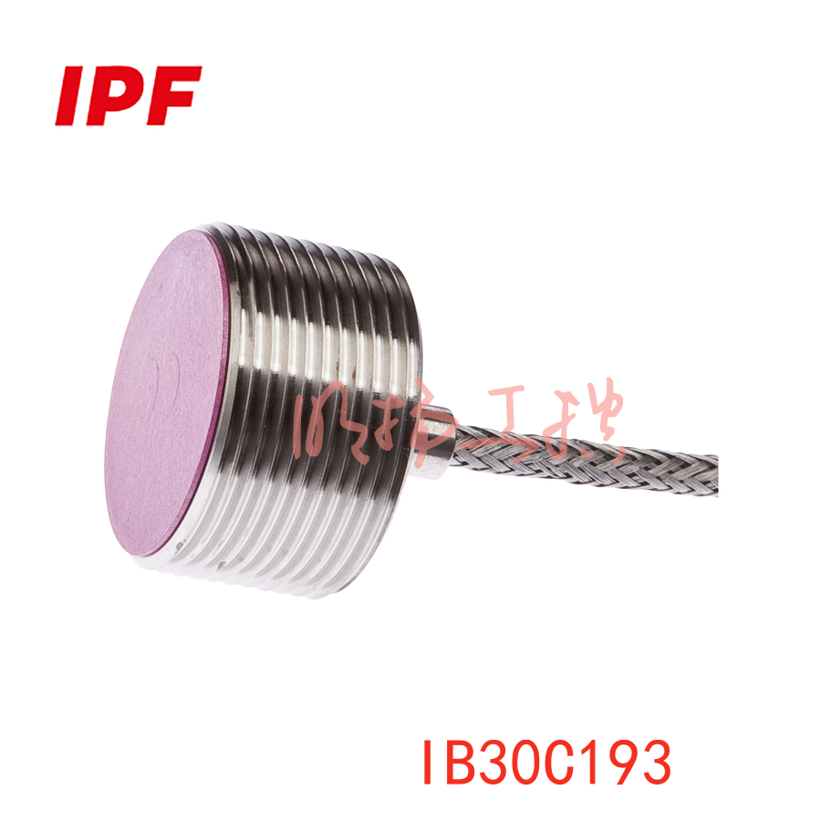 IPF IB30C193感应式传感器 | M30嵌入式 | 检测8mm PTFE钢网IP50