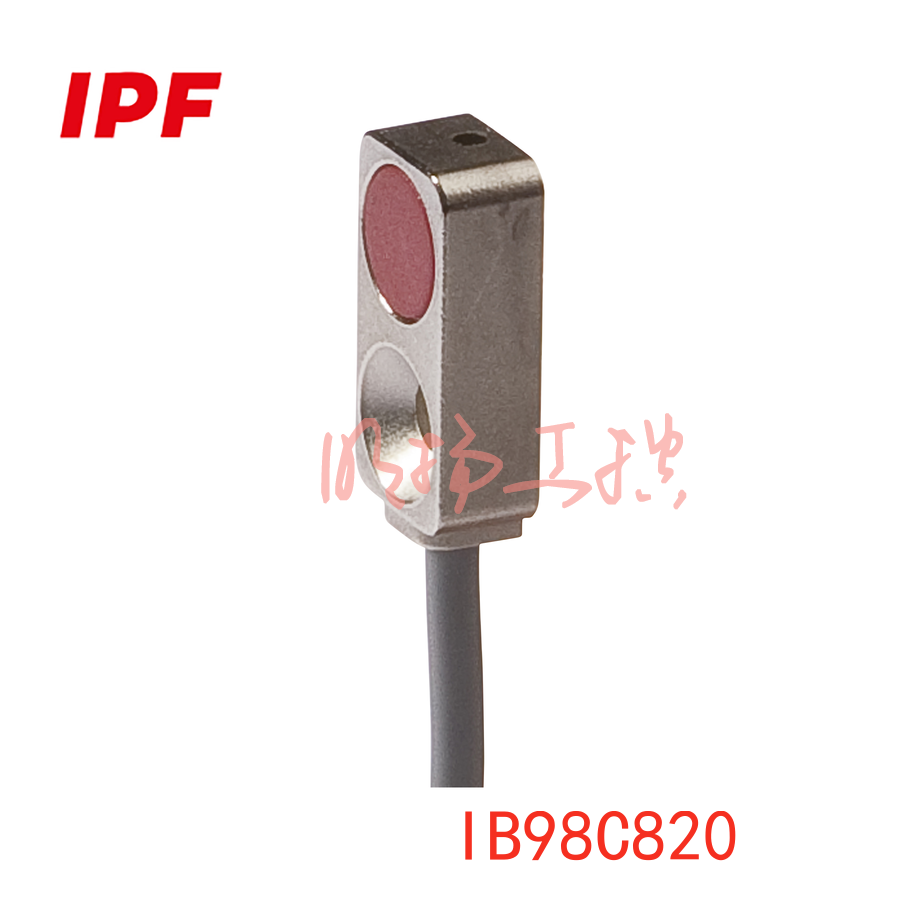 IPF IB98C820感应式传感器 | 16x8mm嵌入式 | 检测2mm NPN IP67
