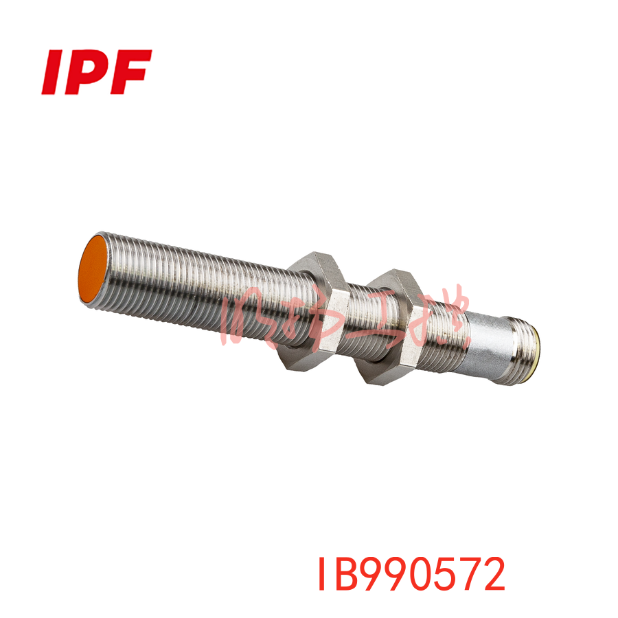 IPF IB990572感应式传感器 | M12嵌入式 | 检测2mm 白青铜IP67