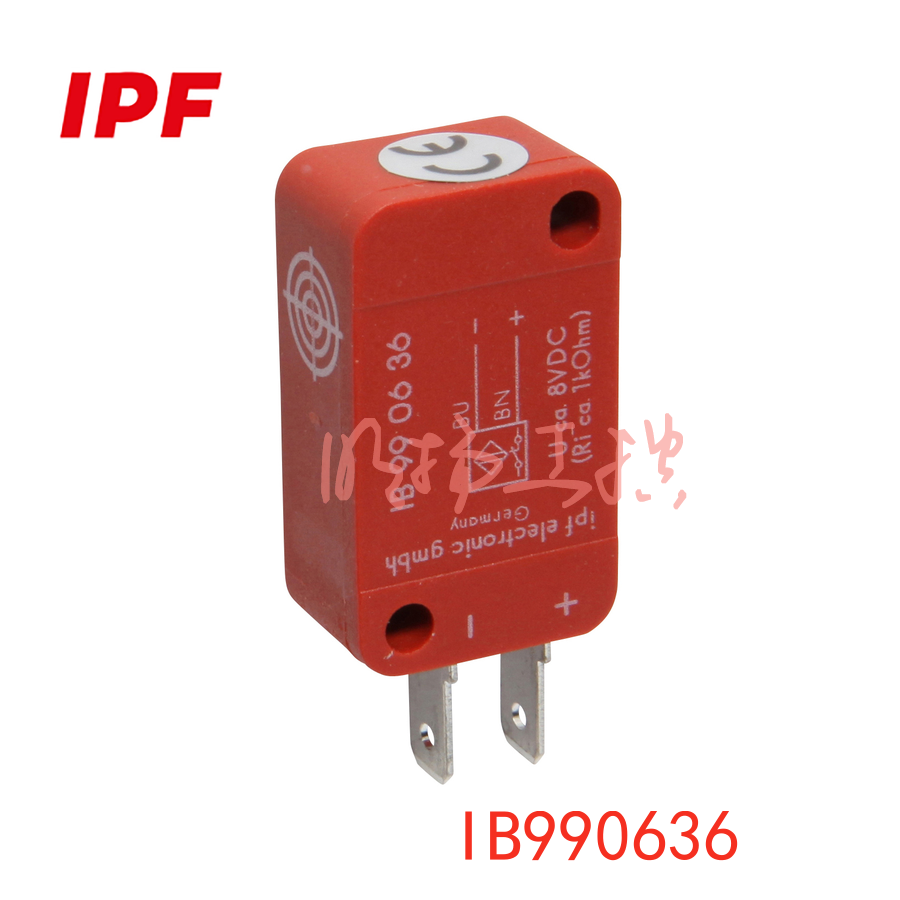 IPF IB990636 感应式传感器 28x10x16mm嵌入式 2mm检测 5-24V DC