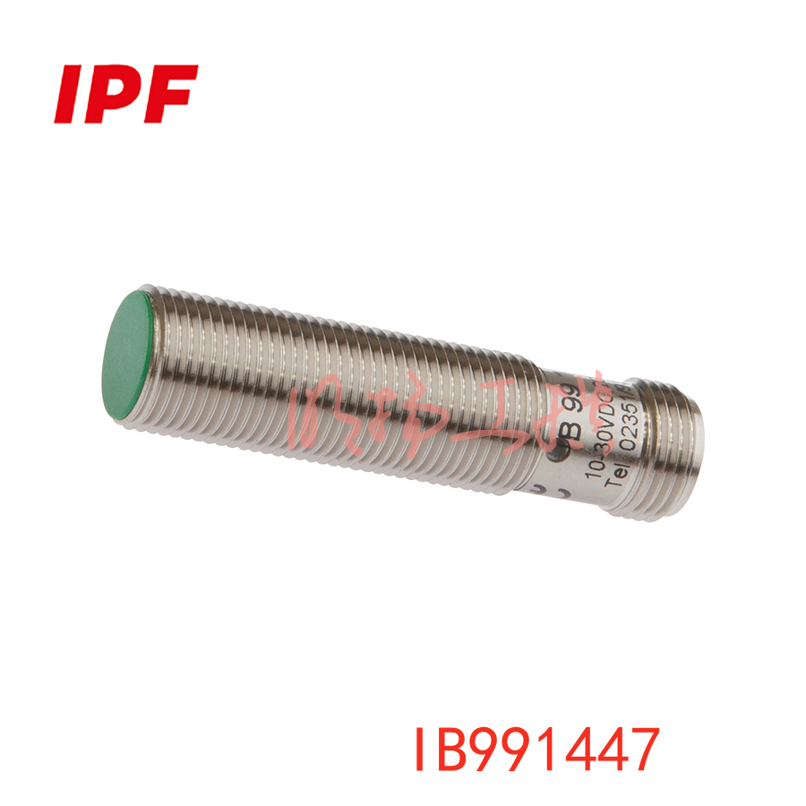 IPF IB991447感应式传感器 | M12嵌入式 | 检测4mm 镀镍黄铜